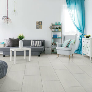 Tile flooring for living room | Leon Country Floors & More | Sparta, WI